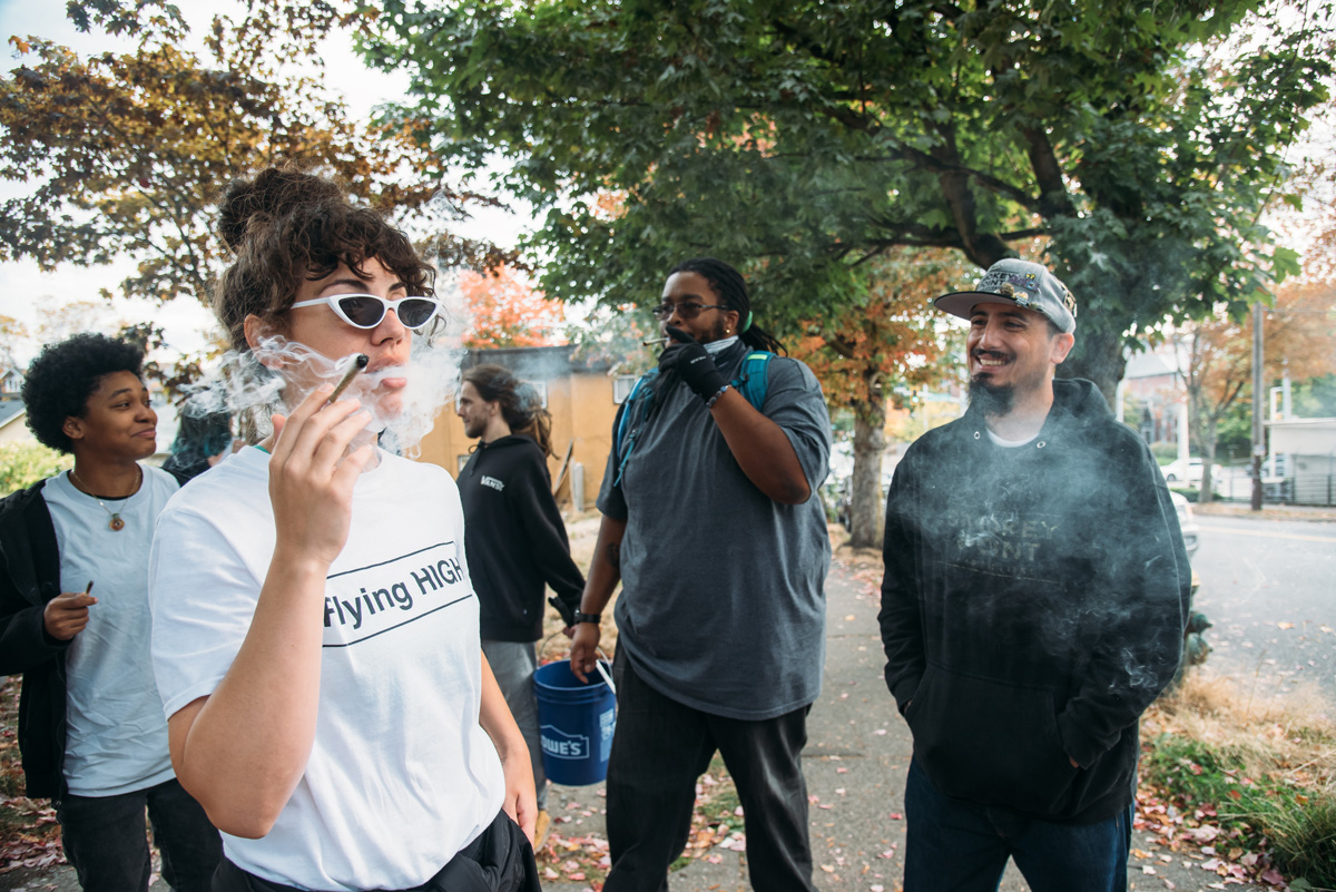 Colored Cannabis Collective Capitol Hill Cleanup