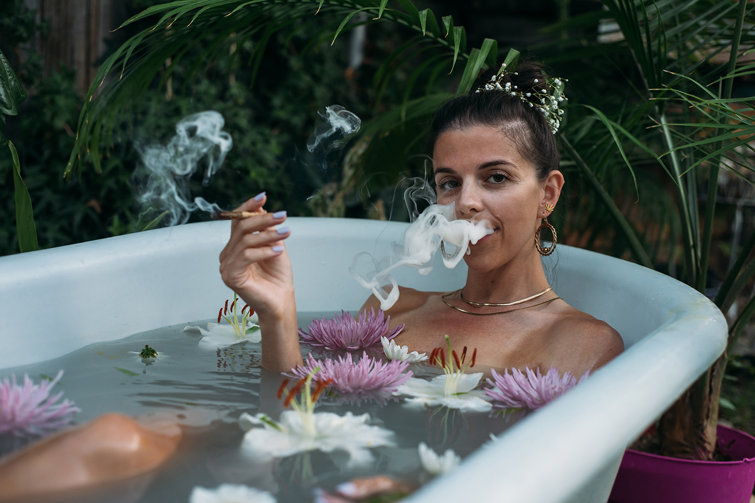 flower bath