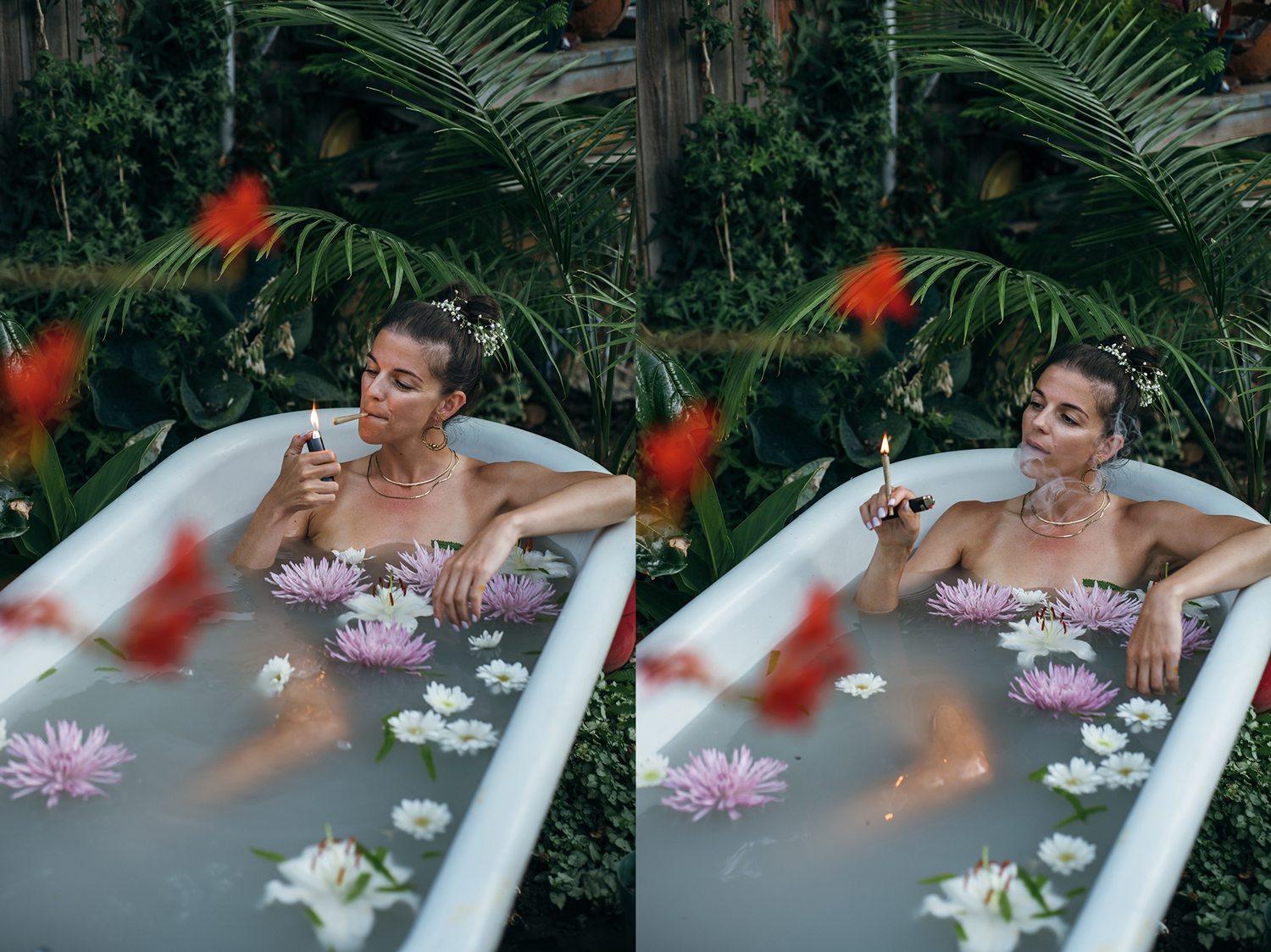 flower bath